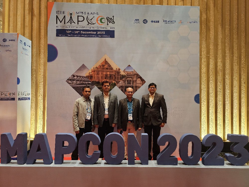 Participated in the esteemed IEEE Microwaves, Antennas, and Propagation Conference (MAPCON 2023)